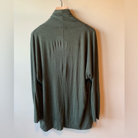 Prana Green Wrap Cardigan - Picture 2 of 4